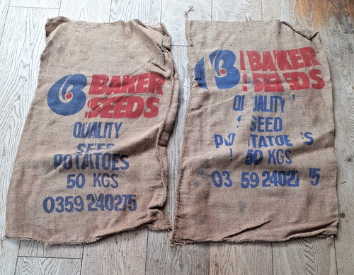 Two vintage original potato - two,