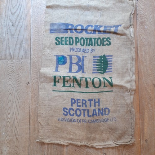 Vintage original potato - vintage, sack